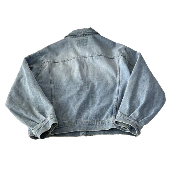VTG Versace Denim Jacket Men Light Wash Sz Small Made in Italy y1973 Trucker 70s - Picture 2 of 12